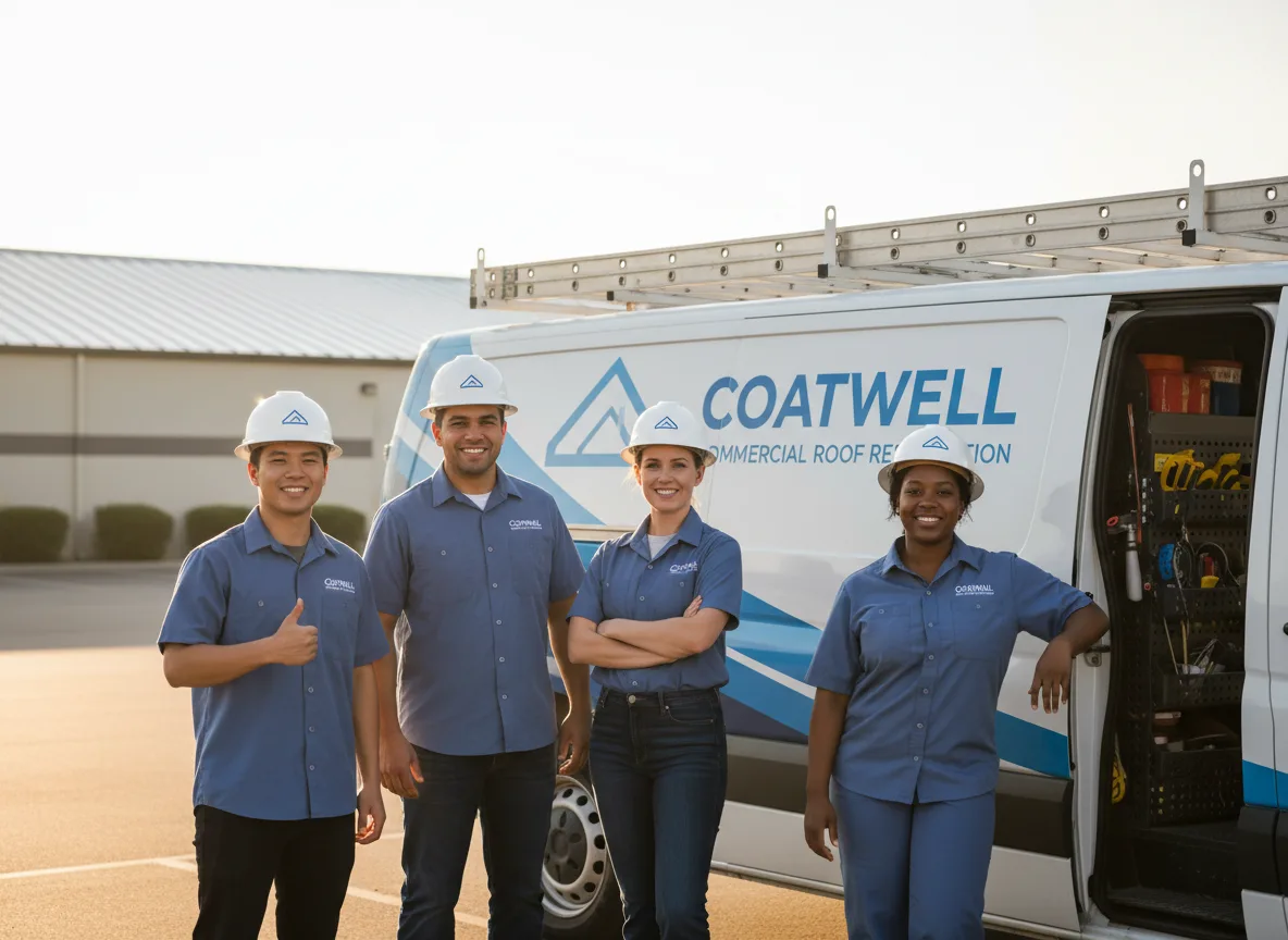 Commercial roof coating company in Roach, MO